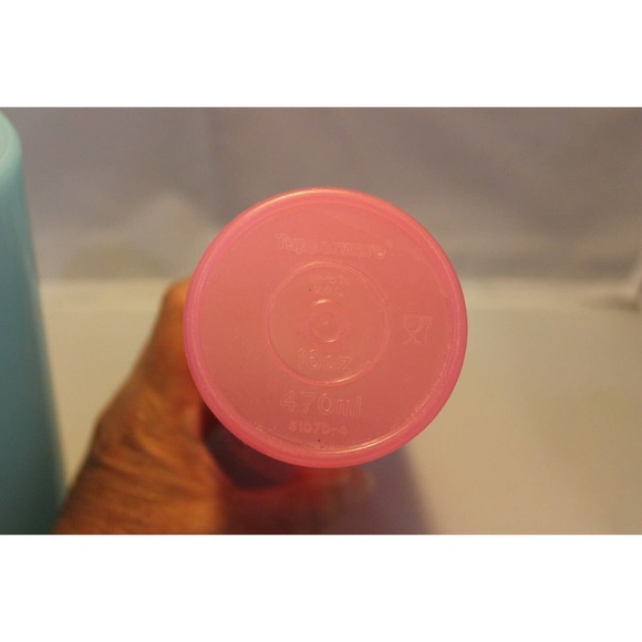 Vintage Tupperware, 1960s, Pastel, Tumblers, Retro 5107D-2 & 5107D-4 - Picture 3 of 6